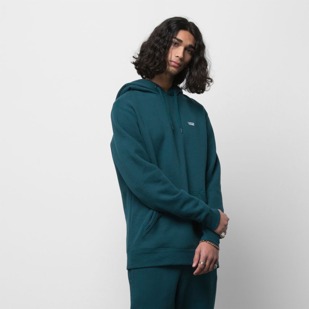 Vans ComfyCush Hoodie Dam Mörkturkos | 29563GCOQ