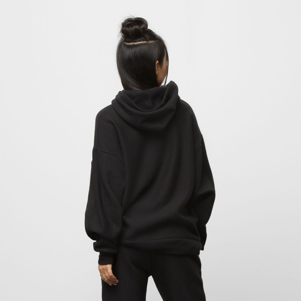 Vans ComfyCush Hoodie Dam Svarta | 96741FYLB