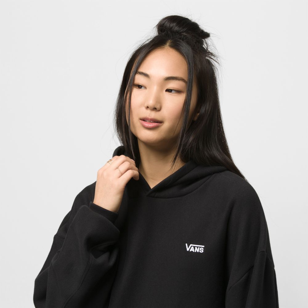 Vans ComfyCush Hoodie Dam Svarta | 96741FYLB