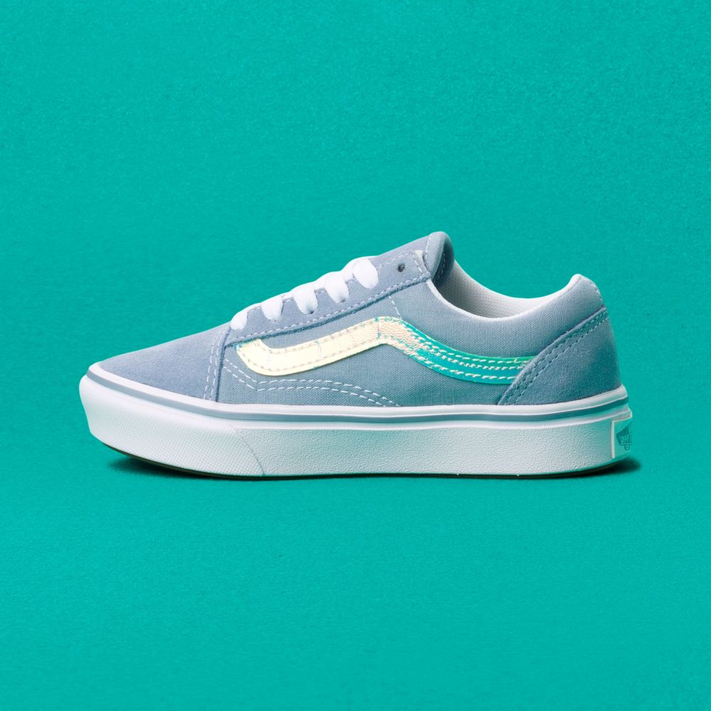 Vans ComfyCush Old Skool Classic Barn Blå | 39458RDWS