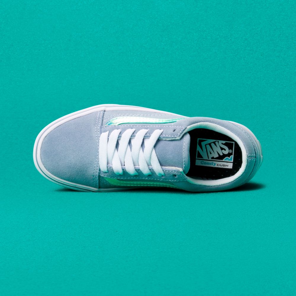 Vans ComfyCush Old Skool Classic Barn Blå | 39458RDWS