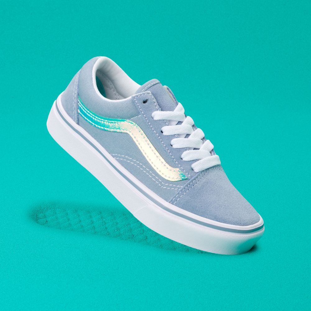 Vans ComfyCush Old Skool Classic Barn Blå | 39458RDWS