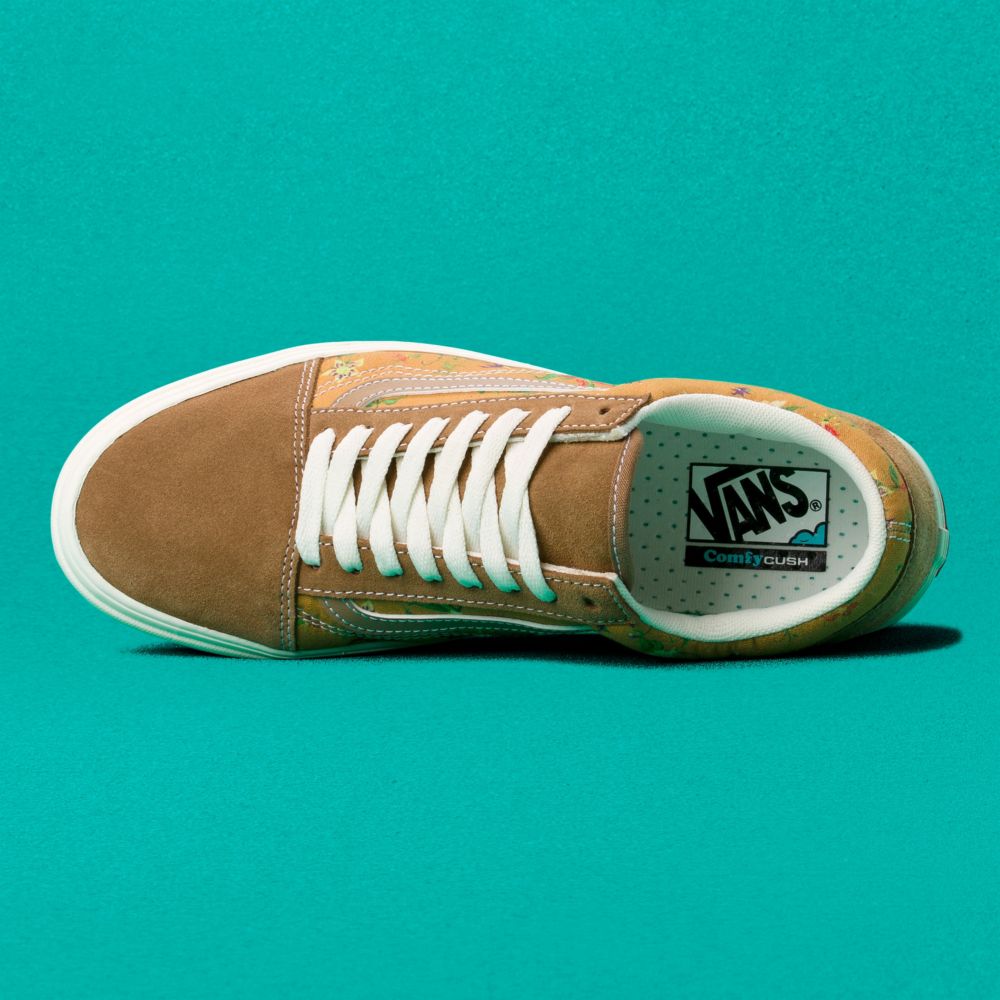 Vans ComfyCush Old Skool Classic Dam Bruna | 67052VWBS