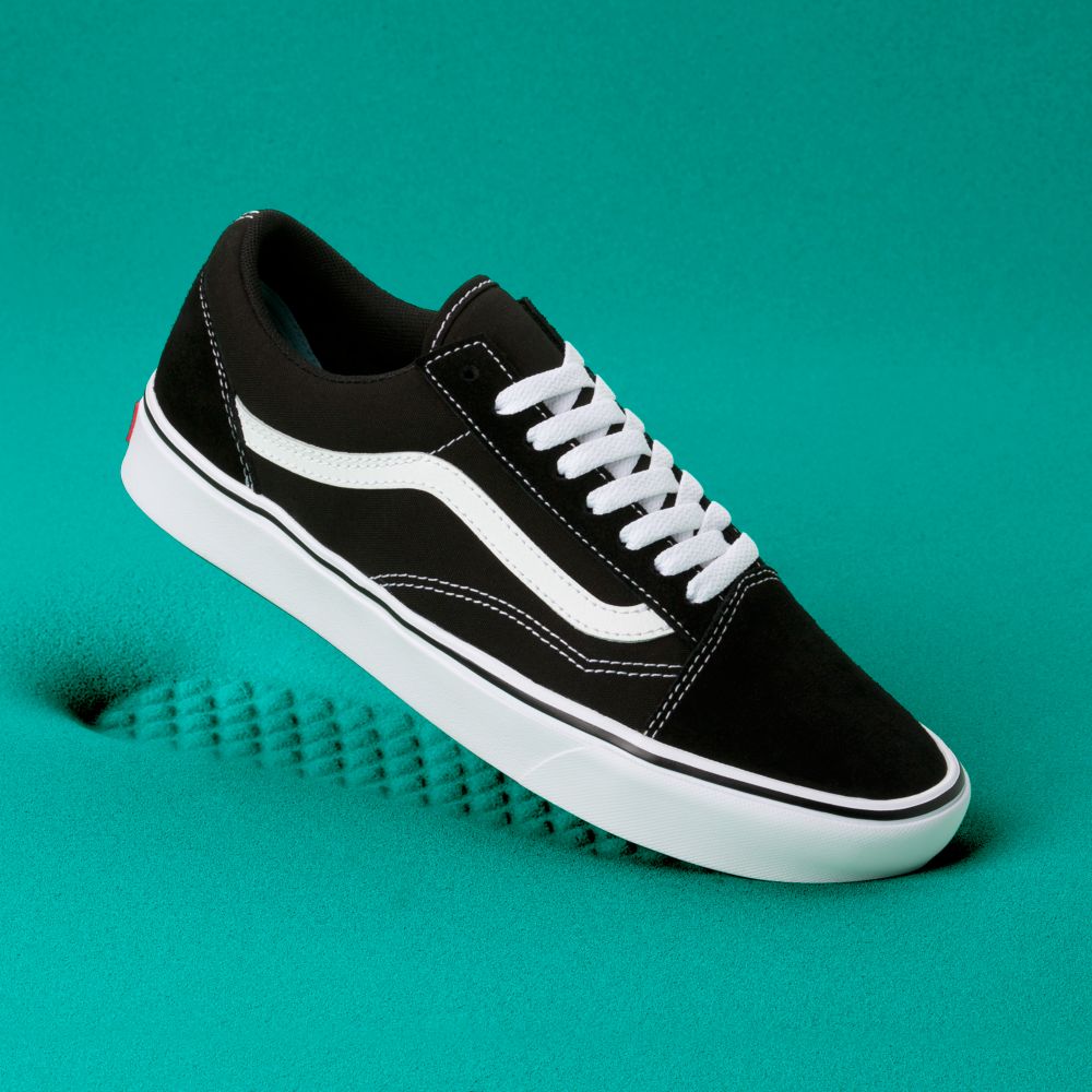 Vans ComfyCush Old Skool Classic Dam Svarta Vita | 46398LMZU