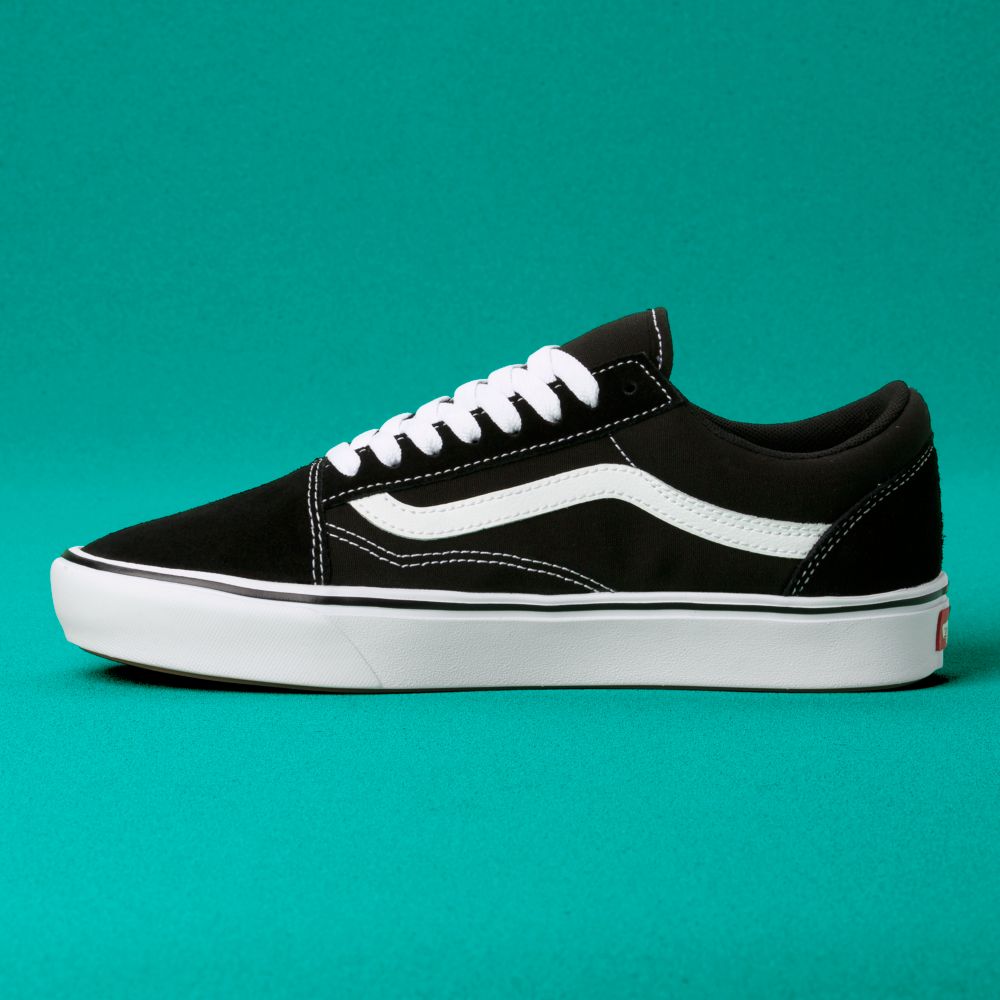 Vans ComfyCush Old Skool Classic Herr Svarta Vita | 39521UWHJ