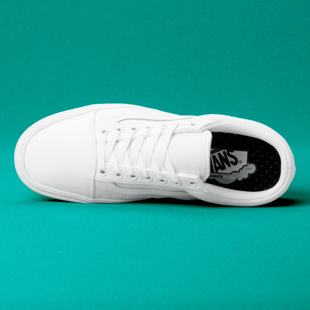 Vans ComfyCush Old Skool Classic Herr Vita Vita | 91258VEMB