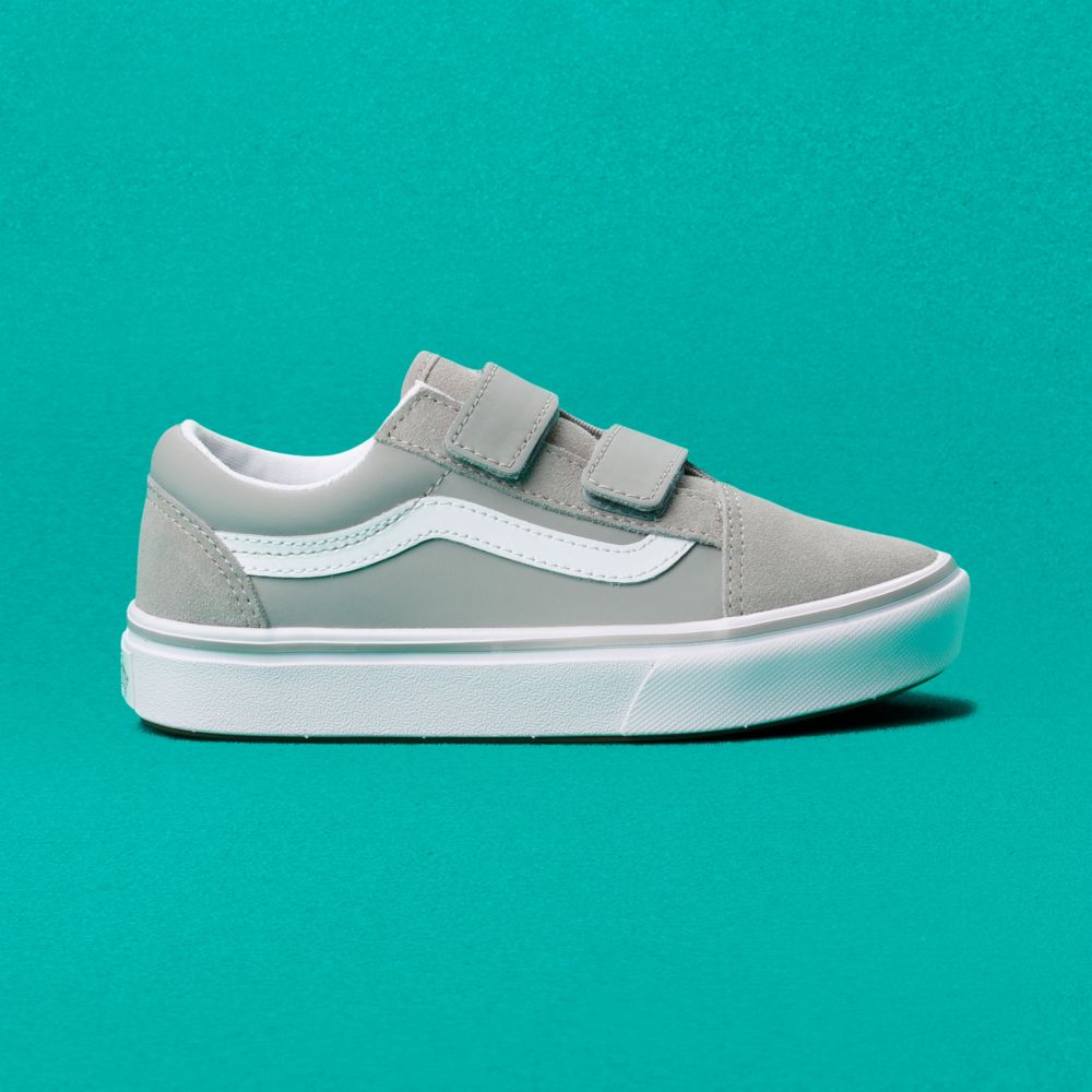 Vans ComfyCush Old Skool V Va Classic Barn Mörkgrå | 31274CFEX