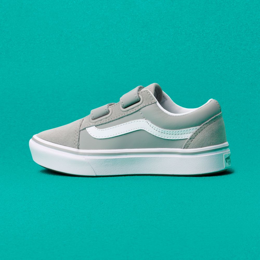 Vans ComfyCush Old Skool V Va Classic Barn Mörkgrå | 31274CFEX