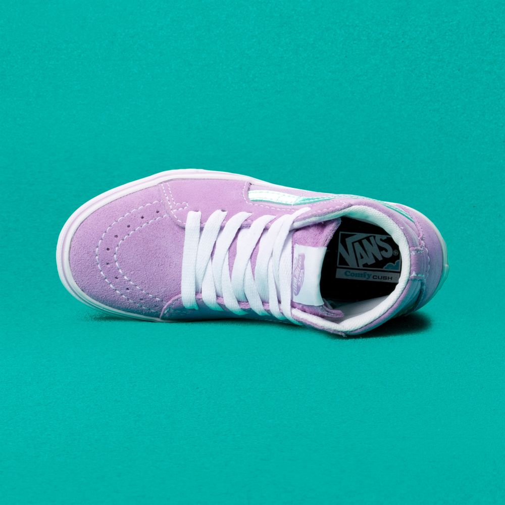 Vans ComfyCush Sk8-Hi Classic Barn Lila | 82463KTIH