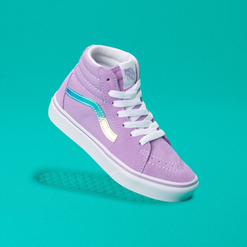 Vans ComfyCush Sk8-Hi Classic Barn Lila | 82463KTIH