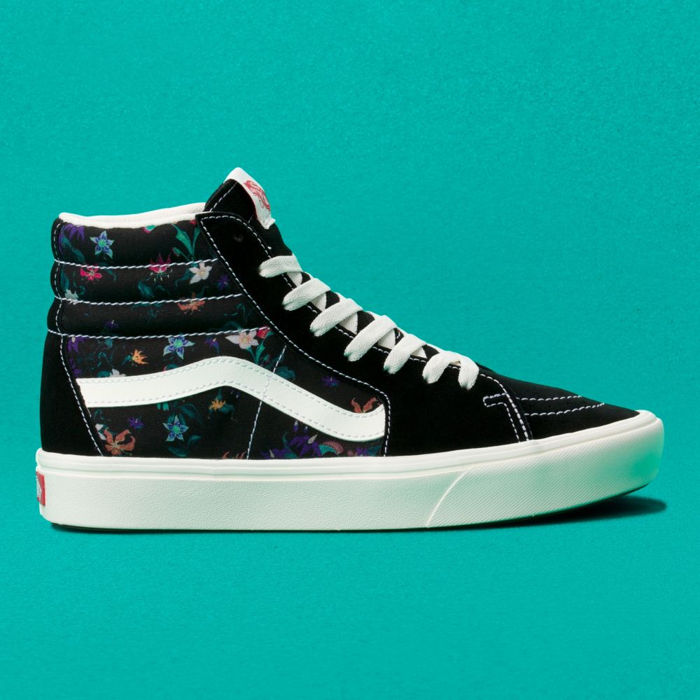 Vans ComfyCush Sk8-Hi Classic Dam Svarta | 43789BHGI