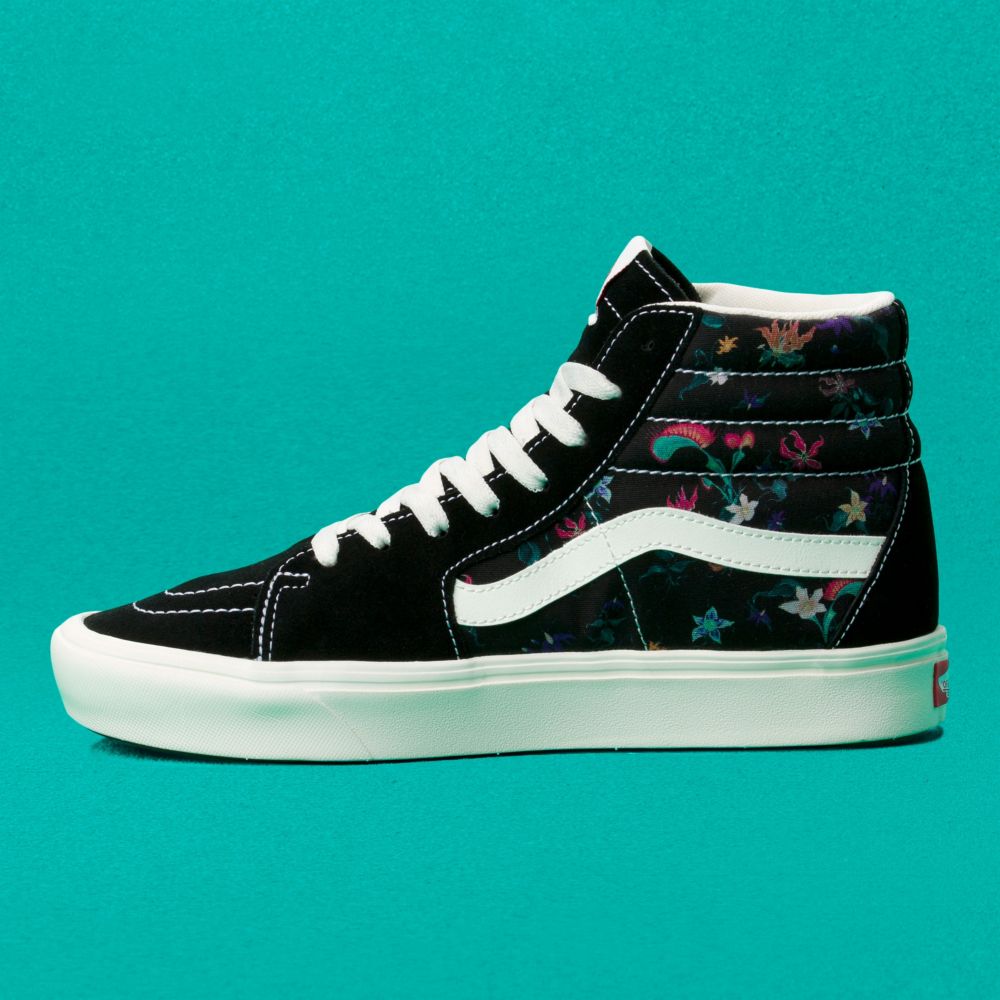 Vans ComfyCush Sk8-Hi Classic Dam Svarta | 43789BHGI