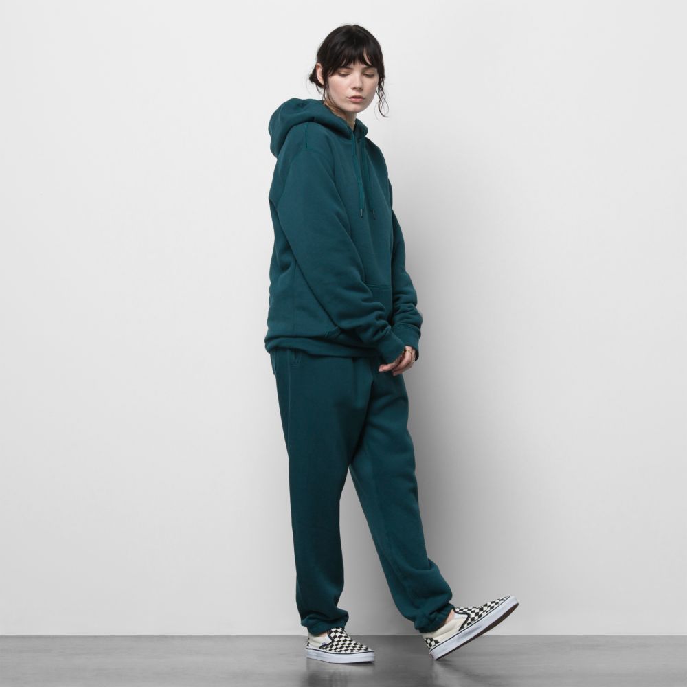 Vans ComfyCush Sweatpants Dam Mörkturkos | 16958BYCM