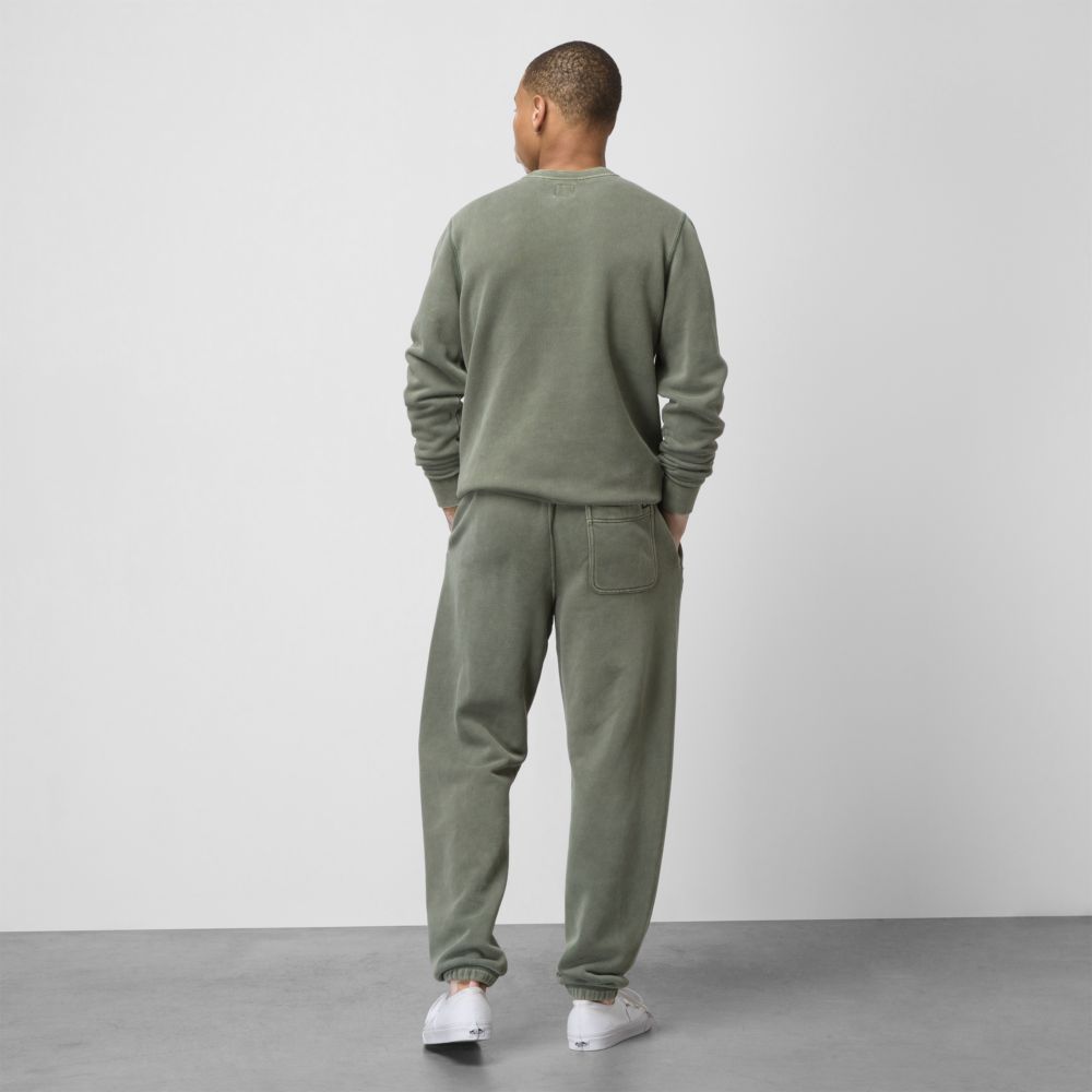 Vans ComfyCush Wash Sweatpants Herr Gröna | 12046KXYF