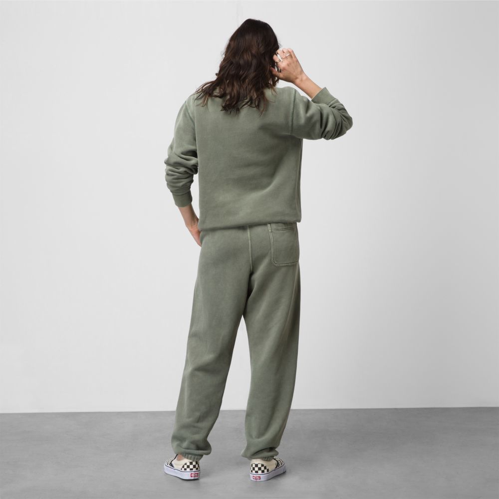 Vans ComfyCush Wash Sweatpants Herr Gröna | 12046KXYF