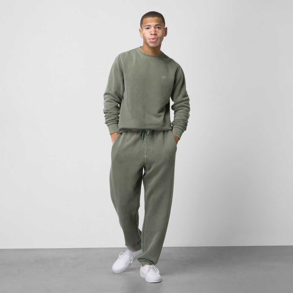 Vans ComfyCush Wash Sweatpants Herr Gröna | 12046KXYF