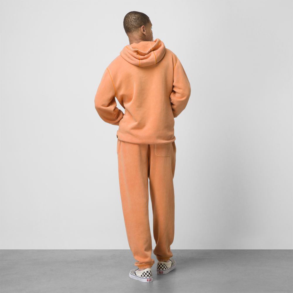 Vans ComfyCush Wash Sweatpants Herr Orange | 96175QUFH