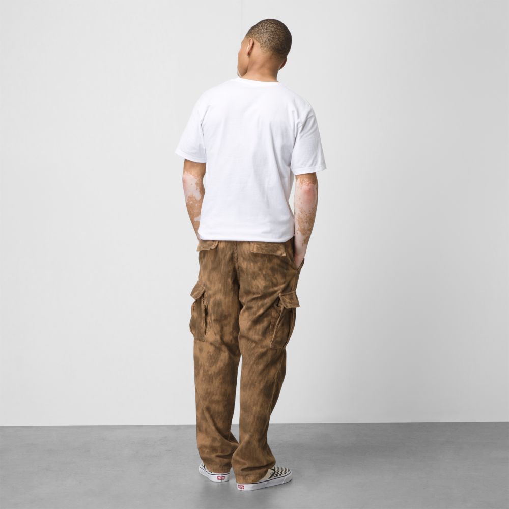 Vans Cord Loose Tapered Cargo Sweatpants Herr Olika Färger | 13574AMBK