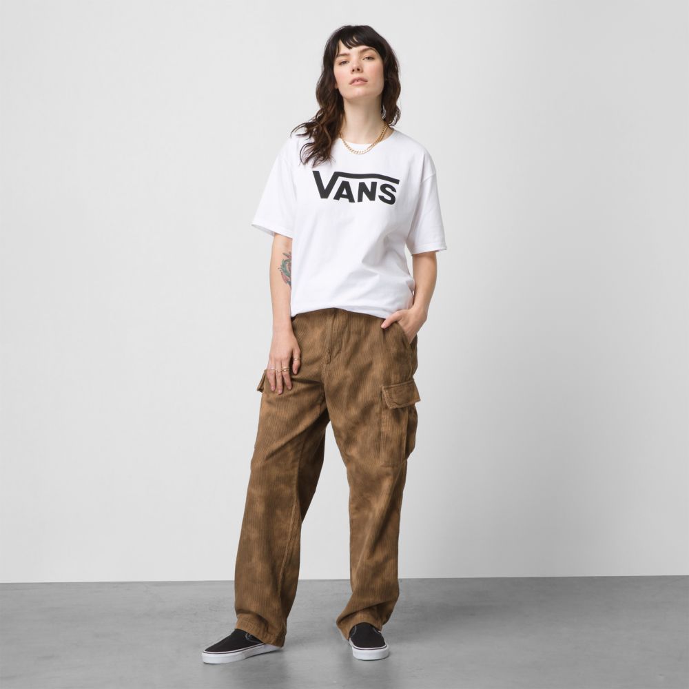 Vans Cord Loose Tapered Cargo Sweatpants Herr Olika Färger | 13574AMBK