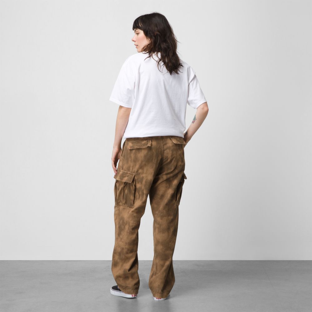 Vans Cord Loose Tapered Cargo Sweatpants Herr Olika Färger | 13574AMBK