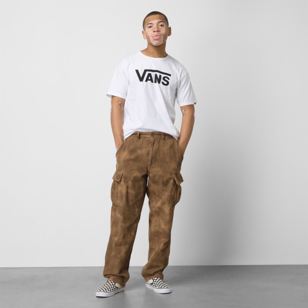 Vans Cord Loose Tapered Cargo Sweatpants Herr Olika Färger | 13574AMBK