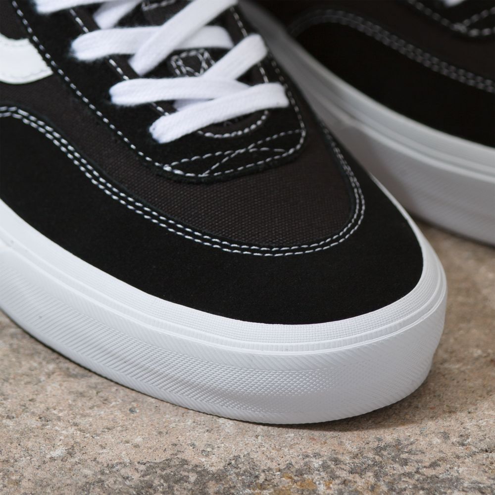 Vans Crockett High Classic Dam Svarta Vita | 76423MTRI