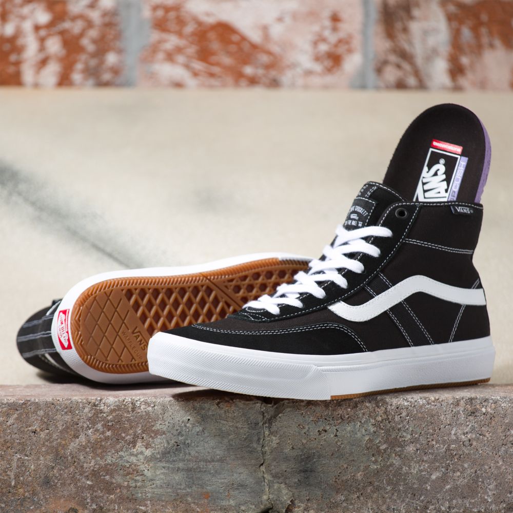 Vans Crockett High Classic Dam Svarta Vita | 76423MTRI