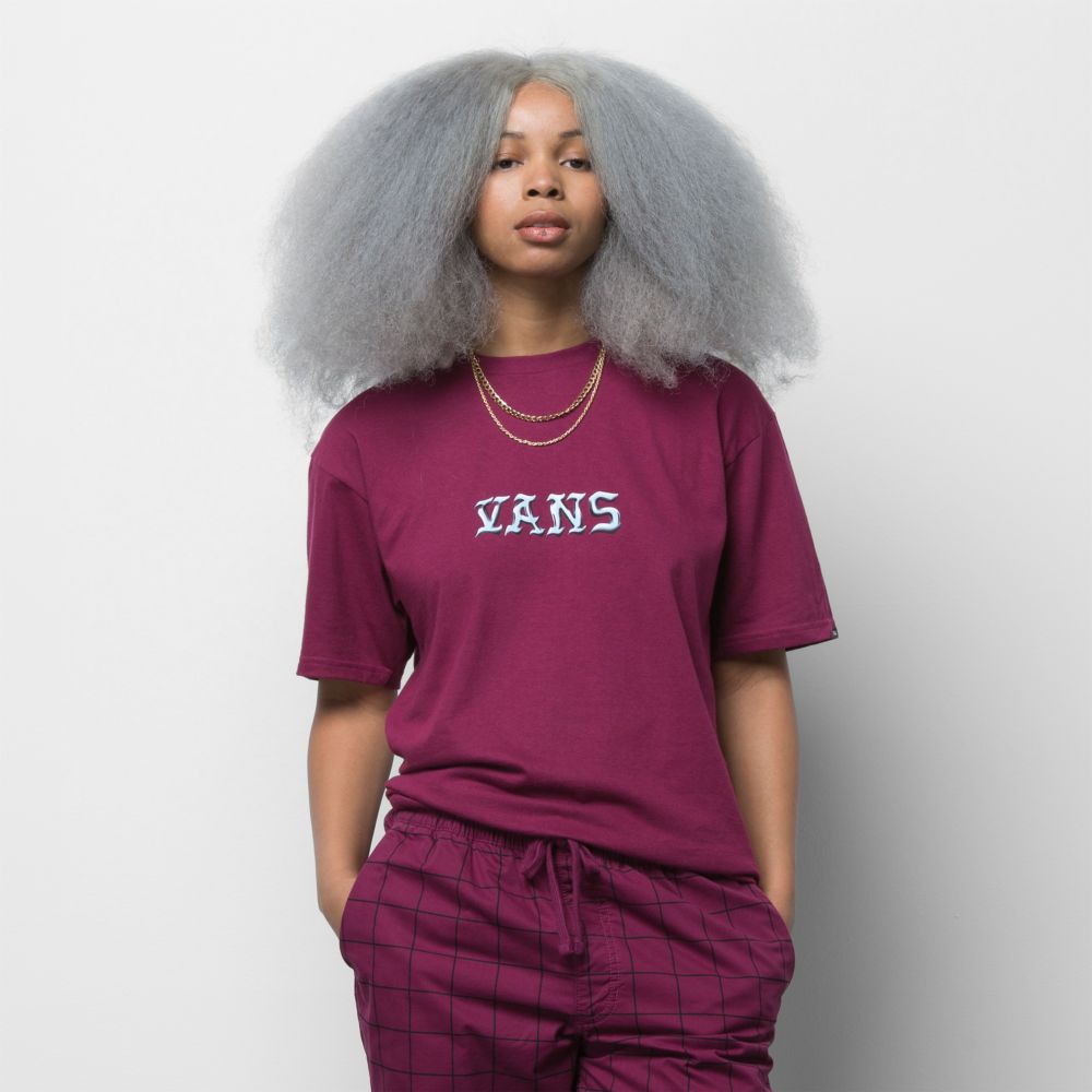 Vans Crossbones T-shirt Herr Lila | 36872WMXH