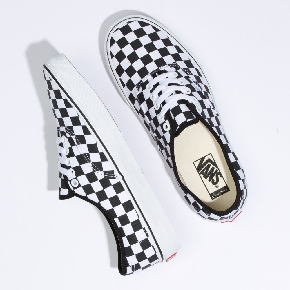 Vans Customs Checkerboard Authentic Breda Classic Herr Olika Färger | 12539FQGL