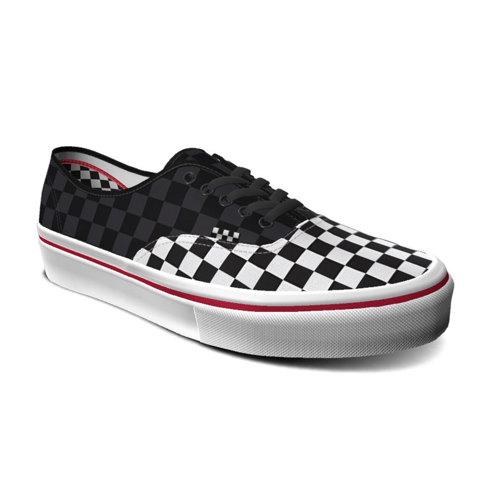 Vans Customs Checkerboard Authentic Classic Herr Olika Färger | 42950WUVC