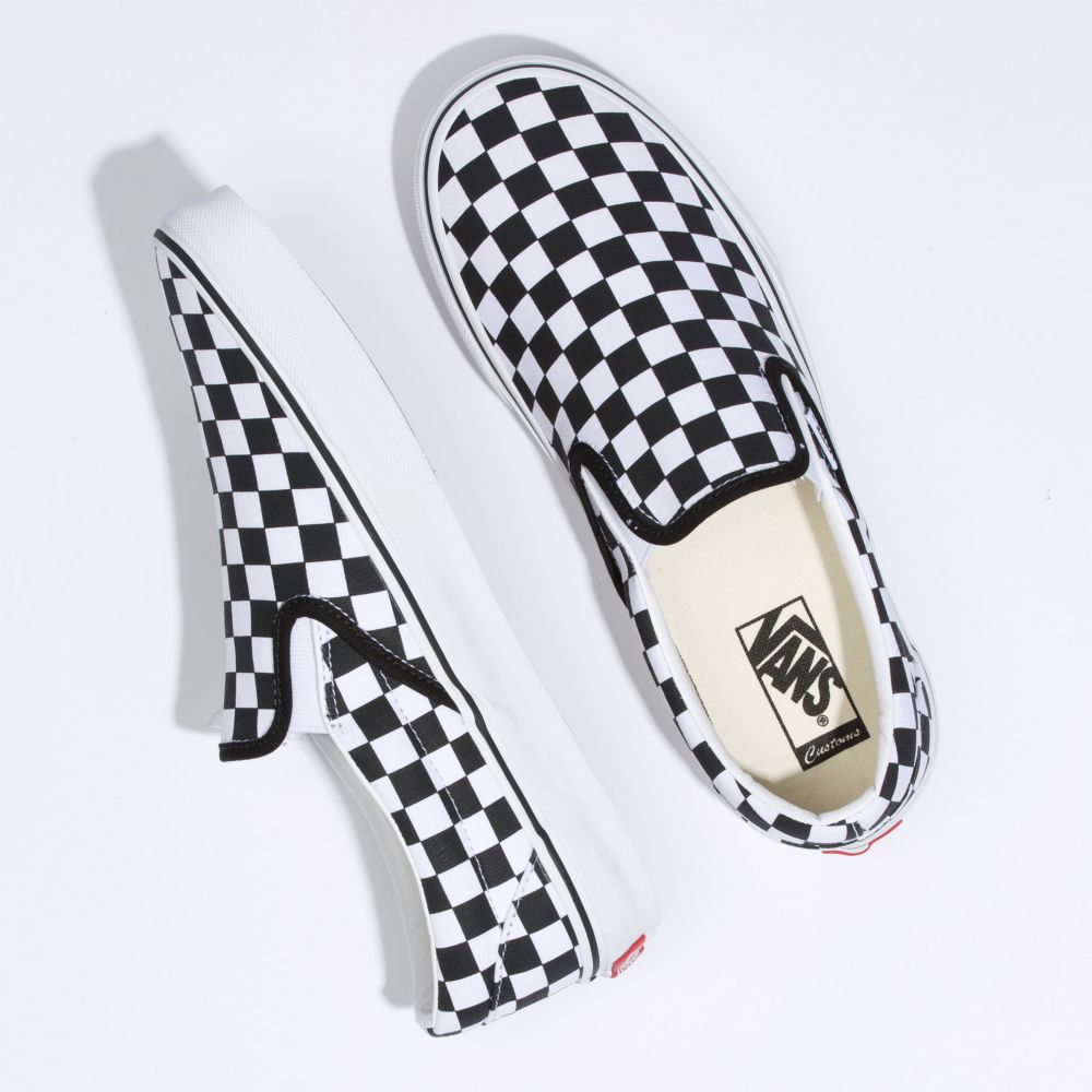 Vans Customs Checkerboard Breda Classic Dam Olika Färger | 92053EGRH