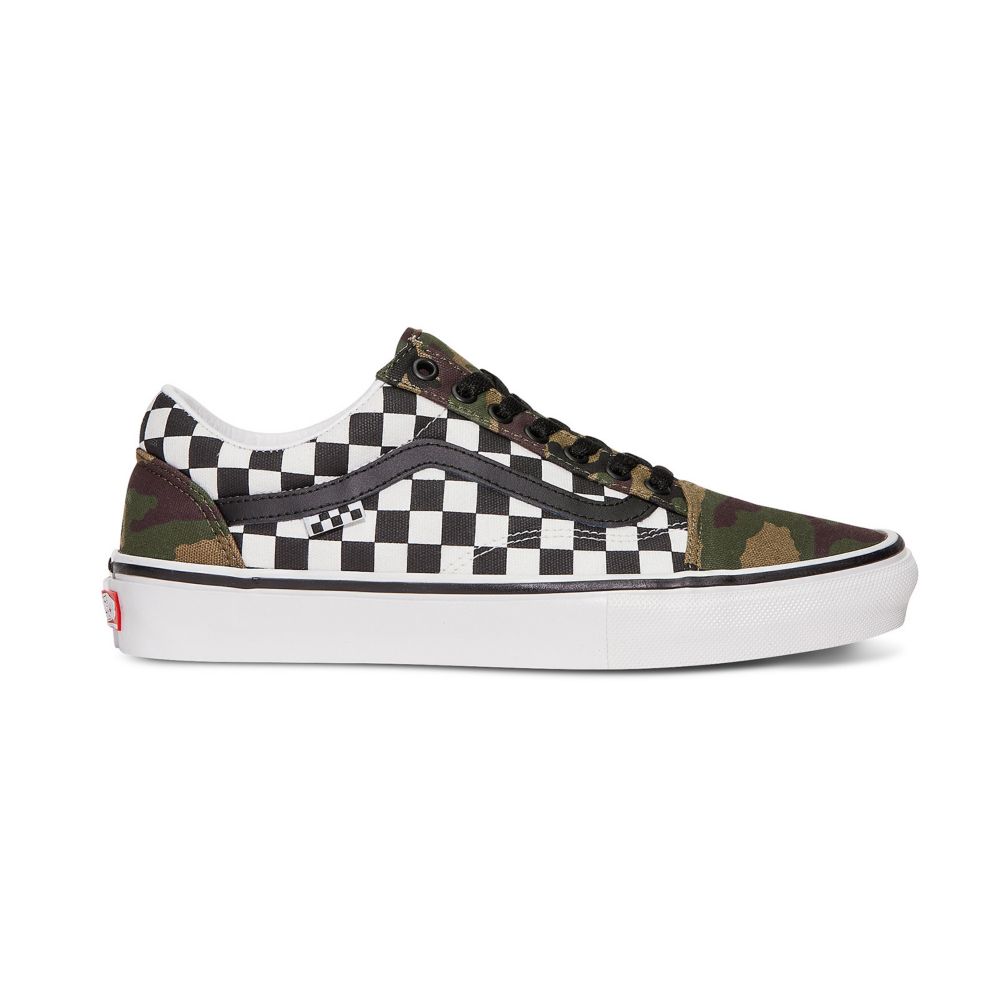 Vans Customs Checkerboard Old Skool Classic Dam Olika Färger | 62875KMBQ