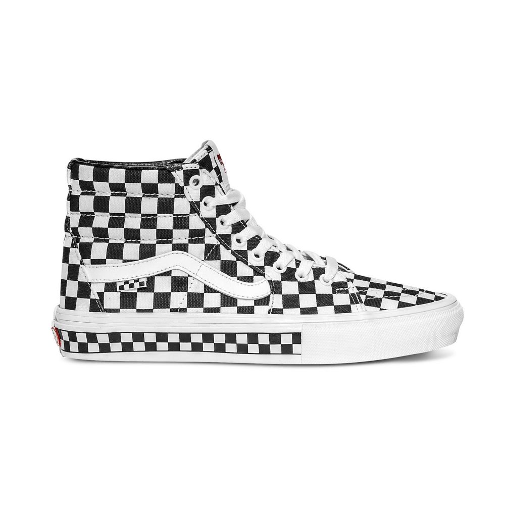 Vans Customs Checkerboard Sk8-Hi Classic Herr Olika Färger | 34078SLZI