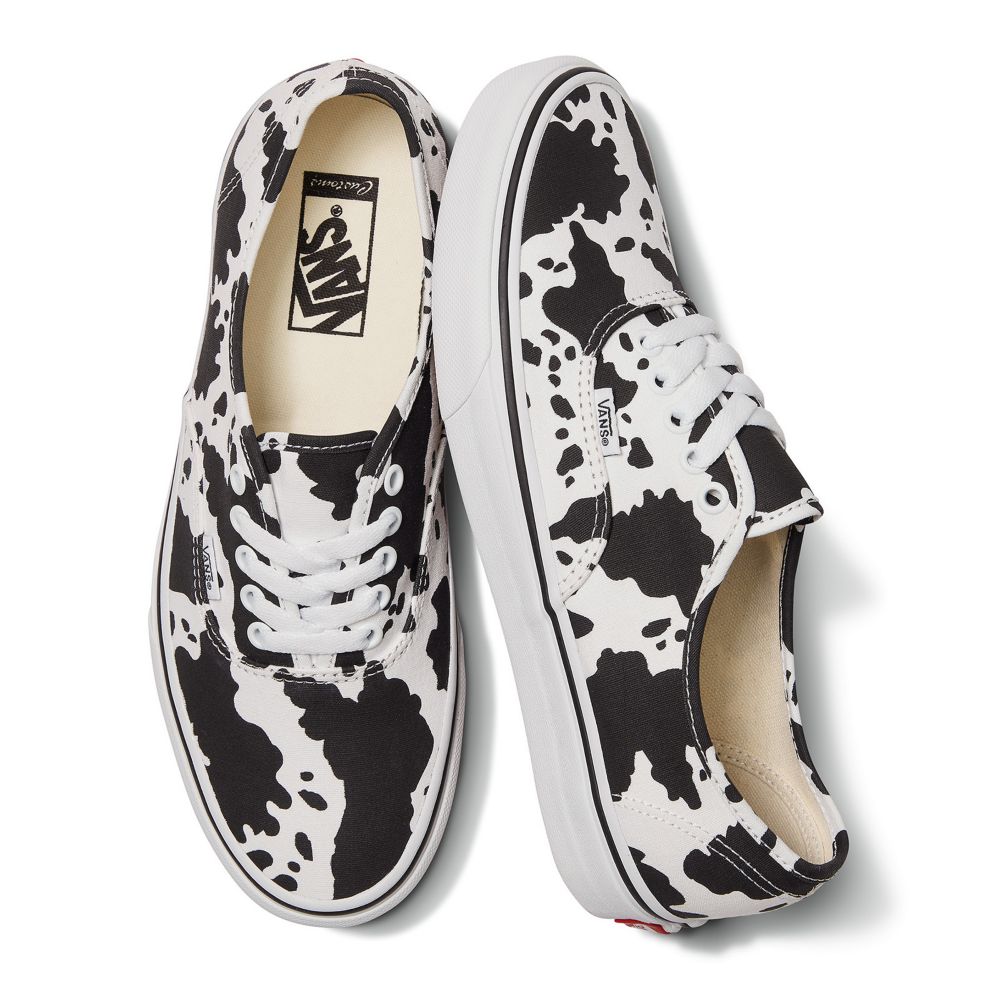 Vans Customs Cow Print Authentic Classic Dam Olika Färger | 38459FJGD