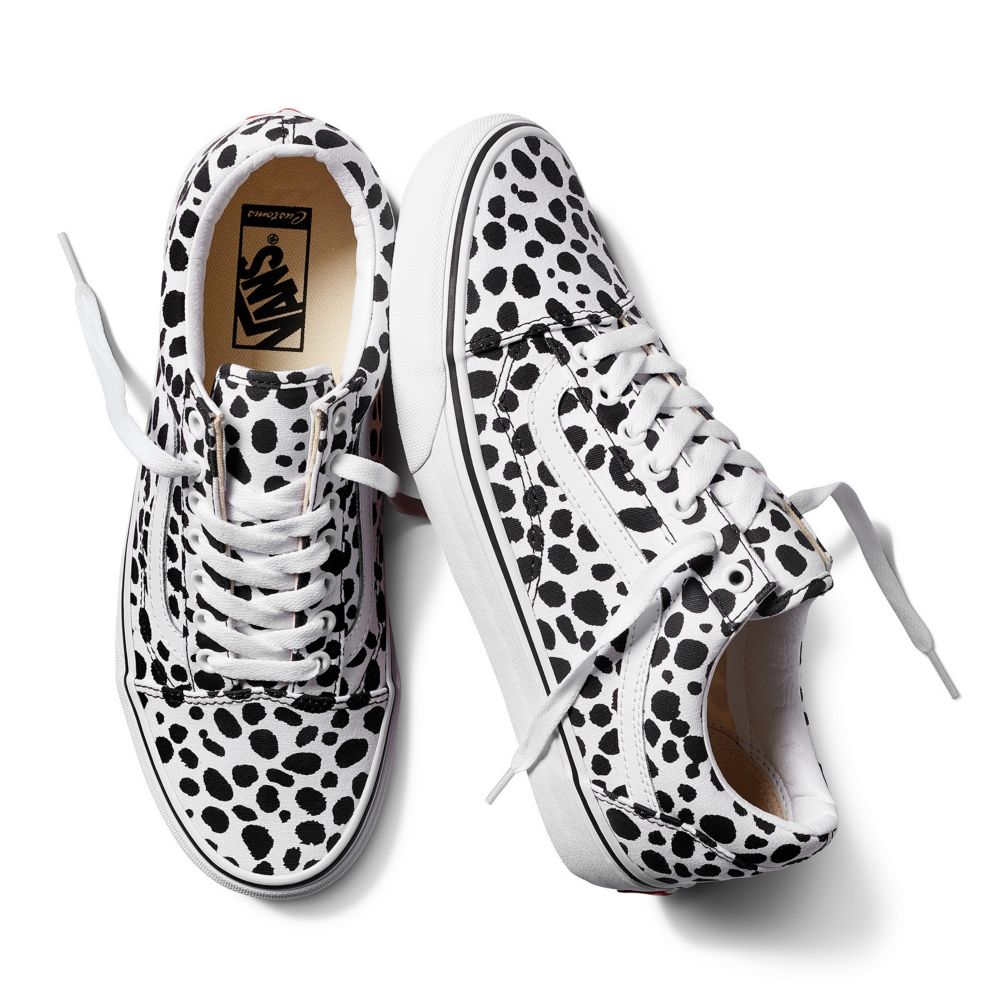 Vans Customs Dalmatian Old Skool Classic Herr Olika Färger | 43012SHLN