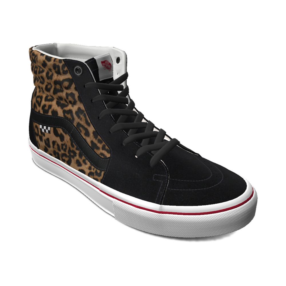 Vans Customs Leopard Sk8-Hi Classic Dam Olika Färger | 80249VOYI