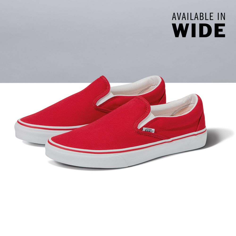 Vans Customs Racing Red Breda Classic Herr Olika Färger | 06489FUJX