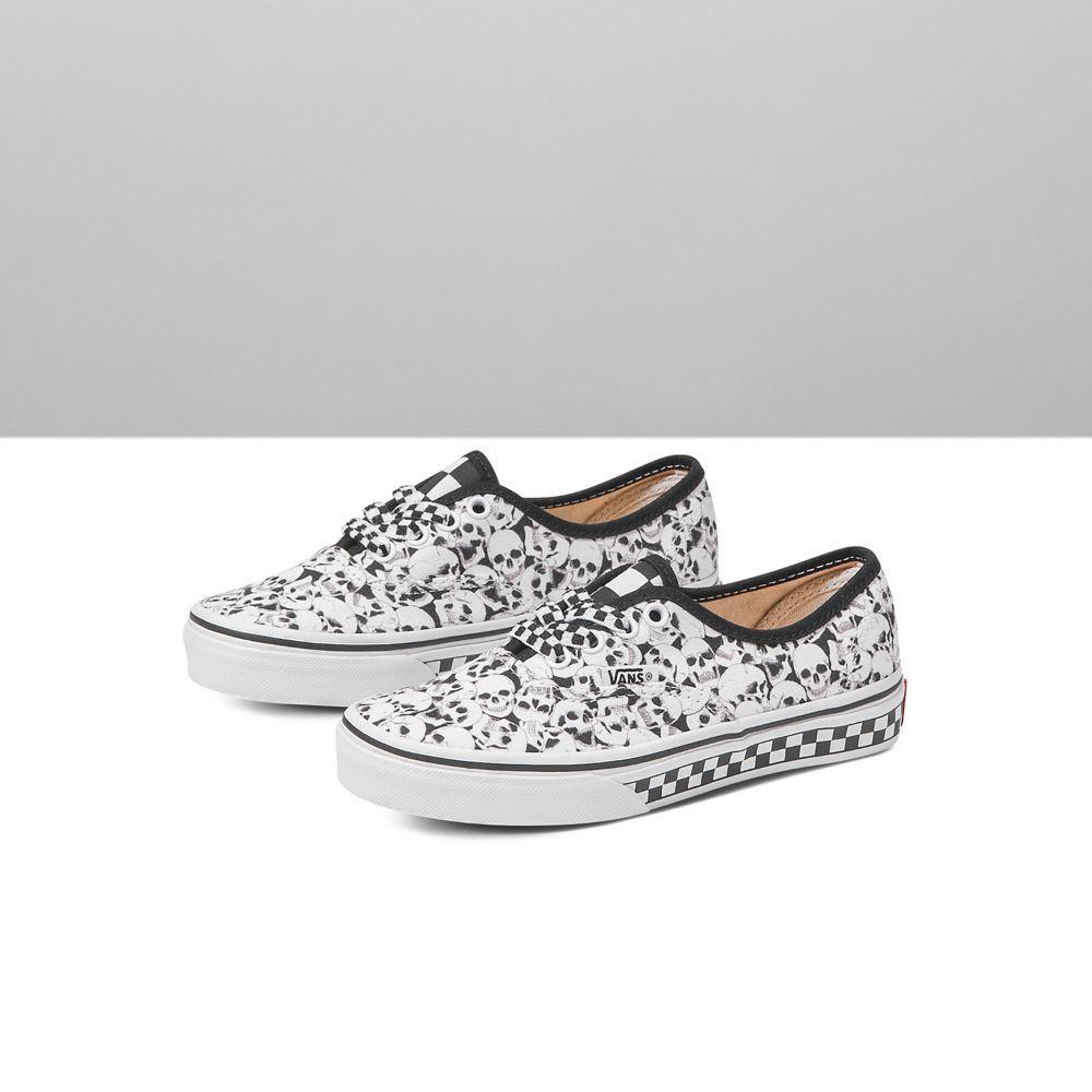 Vans Customs Skulls Authentic Classic Barn Olika Färger | 95634LBNV