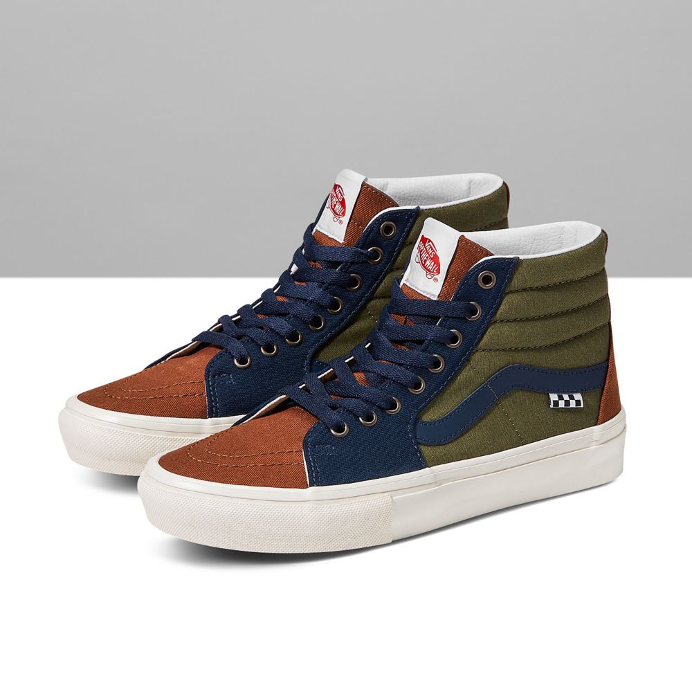 Vans Customs Vinter Moss Sk8-Hi Classic Dam Olika Färger | 04381TSDB