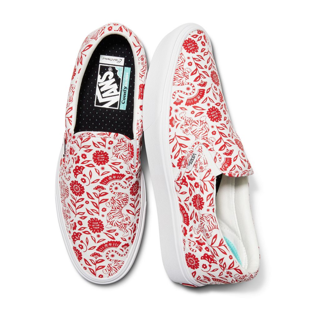 Vans Customs Year of the Tiger ComfyCush Classic Dam Olika Färger | 63872SLRE