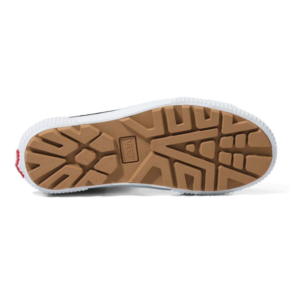 Vans Delridge SF Sandaler Dam Svarta Vita | 36957PSAN