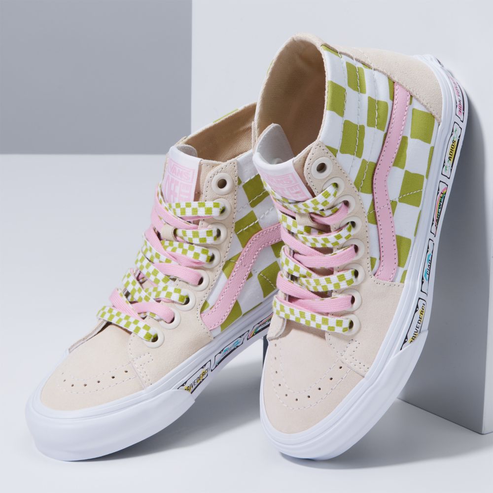 Vans EM on Holiday Sk8-Hi Tapered Classic Dam Olika Färger Vita | 04165BQTN