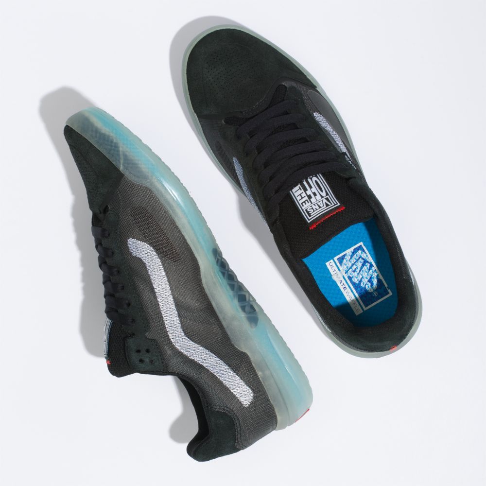 Vans EVDNT UltimateWaffle Classic Dam Svarta Svarta Vita | 96378UJIO