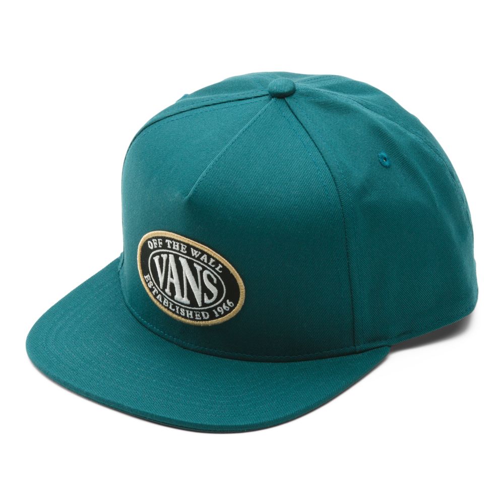 Vans Established Snapback Hatt Herr Mörkturkos | 14069PWJD