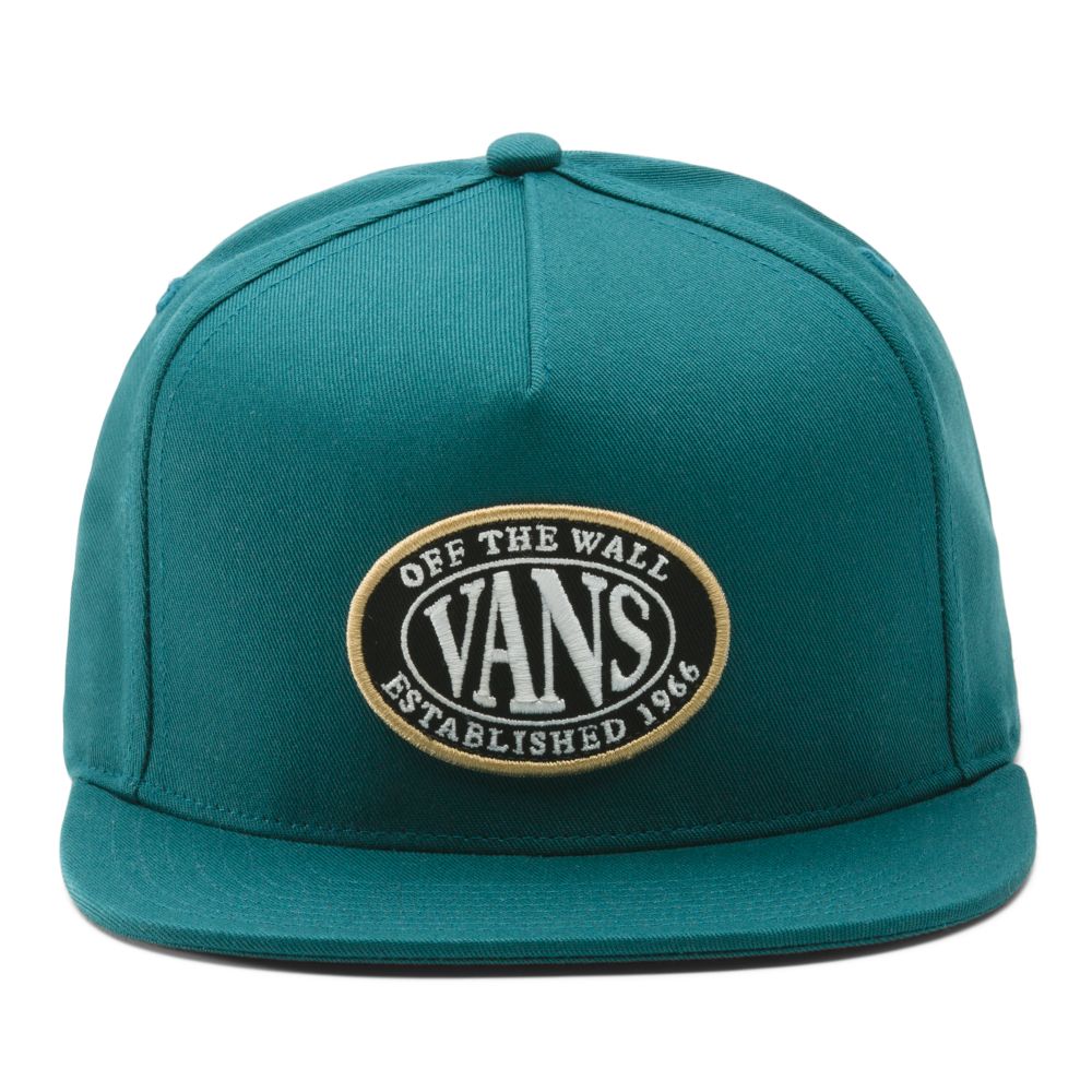 Vans Established Snapback Hatt Herr Mörkturkos | 14069PWJD