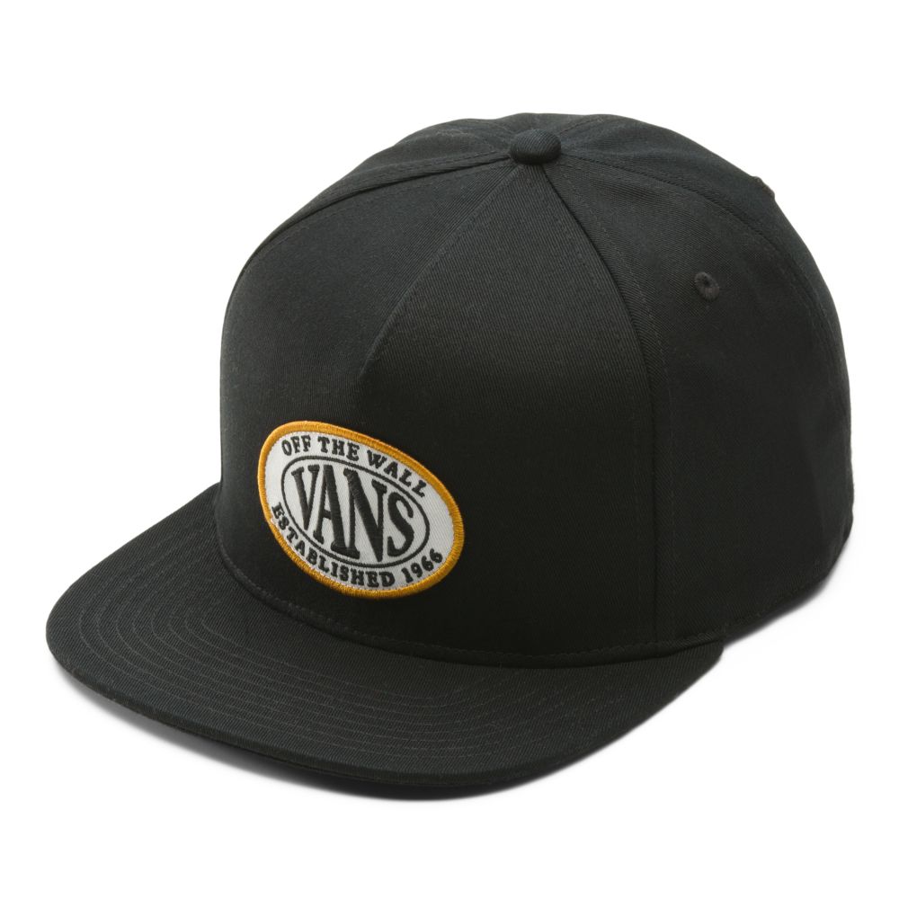 Vans Established Snapback Hatt Herr Svarta | 26915CTIQ