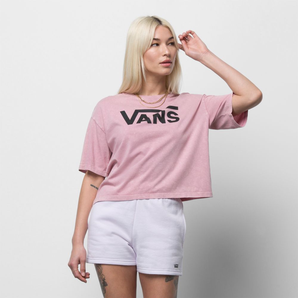 Vans Flying V Relaxed Boxy T-shirt Dam Olika Färger | 98751SXWV