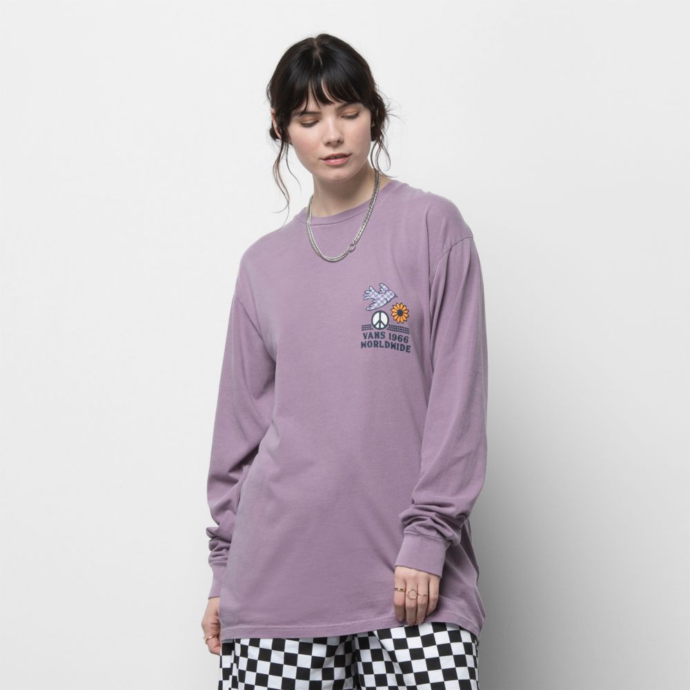 Vans Free As A Checker Bird T-shirt Herr Olika Färger | 19852MXAB