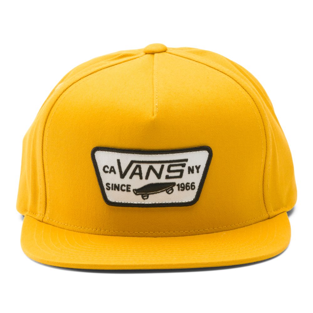 Vans Full Patch Snapback Hatt Herr Gula | 27315QYUM