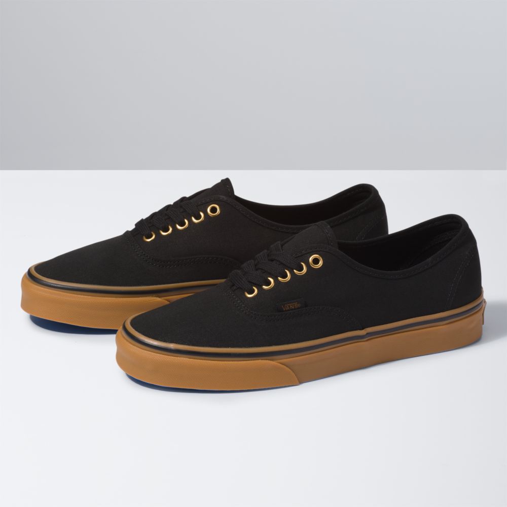 Vans Gum Authentic Classic Herr Svarta | 83562BFXA